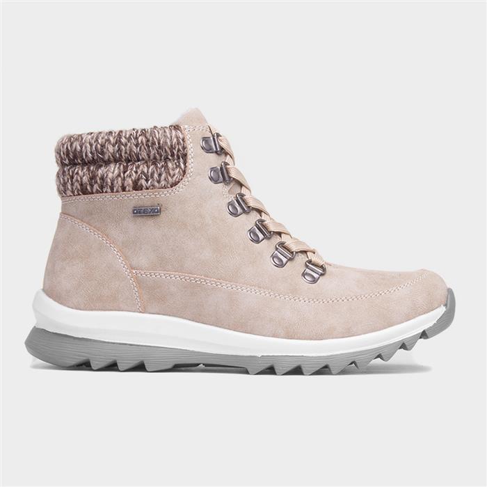 Jet Womens Stone Lace Up Ankle Boot