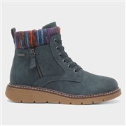 Lunar California Womens Navy Wider Fitting Boot (Click For Details)