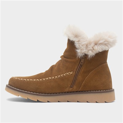 Moira Womens Tan Suede Boot