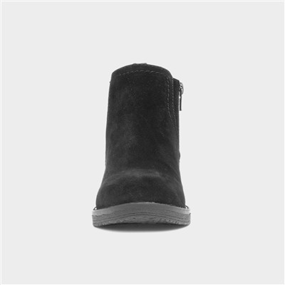 Maddy Womens Black Leather Boot