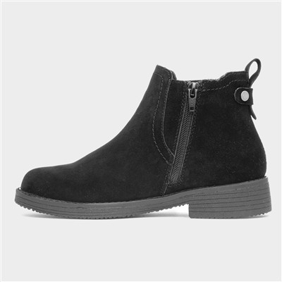 Maddy Womens Black Leather Boot