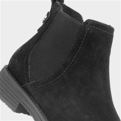 Maddy Womens Black Leather Boot