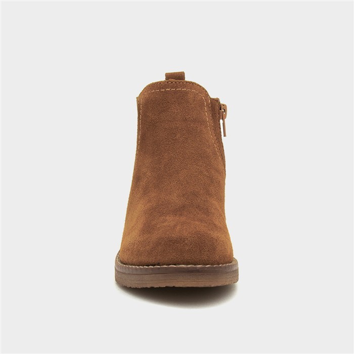 Maddy Womens Tan Leather Boot