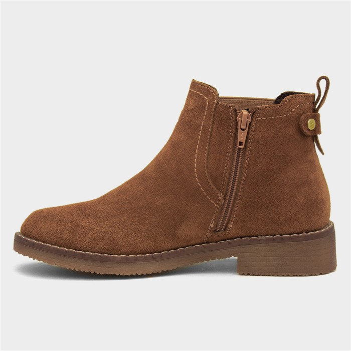 Maddy Womens Tan Leather Boot