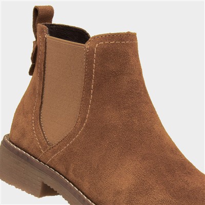 Maddy Womens Tan Leather Boot