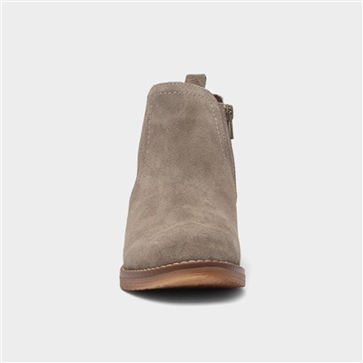 Maddy Womens Grey Leather Boot