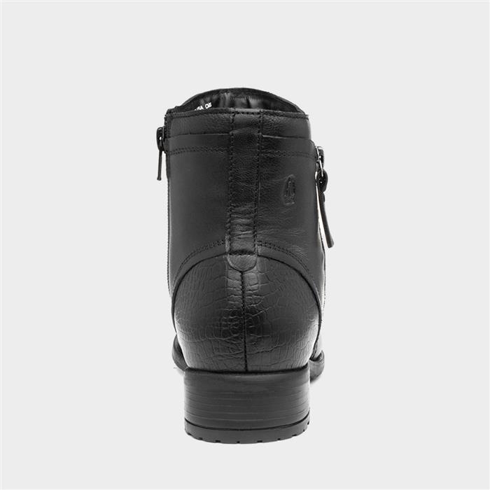 Scarlett Womens Black Leather Boot