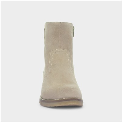 Marien Womens Taupe Suede Ankle Boot