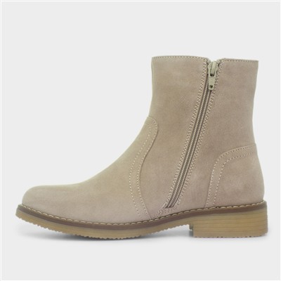 Marien Taupe Suede Ankle Boot