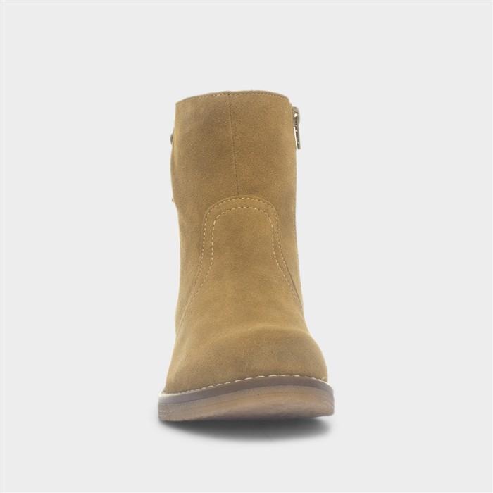Marien Womens Tan Suede Ankle Boots