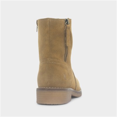 Marien Womens Tan Suede Ankle Boots
