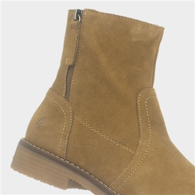 Marien Womens Tan Suede Ankle Boots