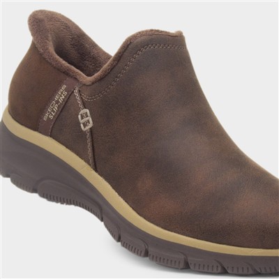 Slip Ins Easy Going Womens Chocolate Boot