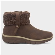 Skechers Slip Ins Easy Going Womens Brown Boot (Click For Details)