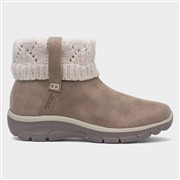 Skechers Slip Ins Easy Going Womens Taupe Boot (Click For Details)