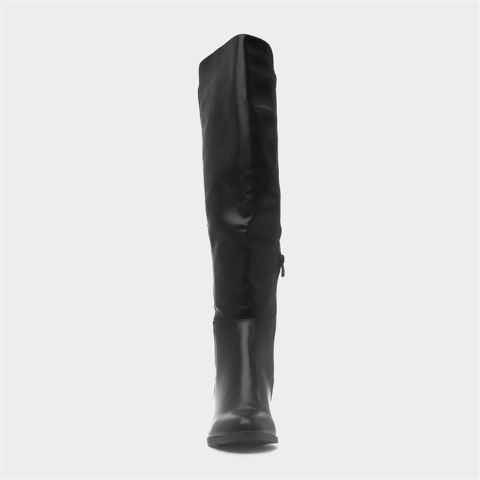 Jade Womens Black Zip Up Boot