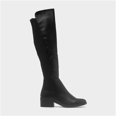 Jade Womens Black Zip Up Boot