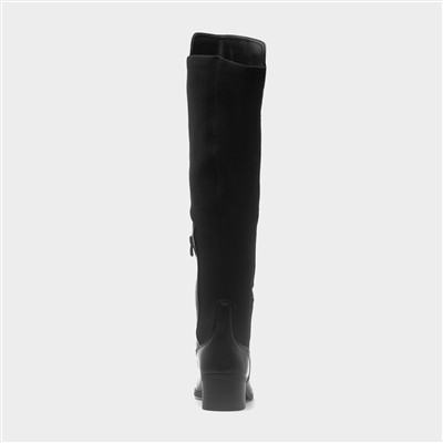 Jade Womens Black Zip Up Boot