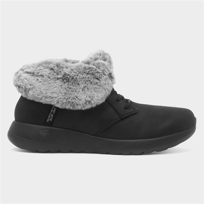 Slip Ins On-The-Go Womens Black Boot