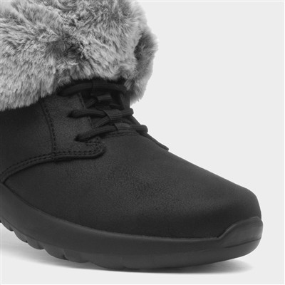 Slip Ins On-The-Go Womens Black Boot