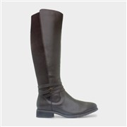 Hush Puppies Vanessa Womens Brown Leather Boot (Click For Details)