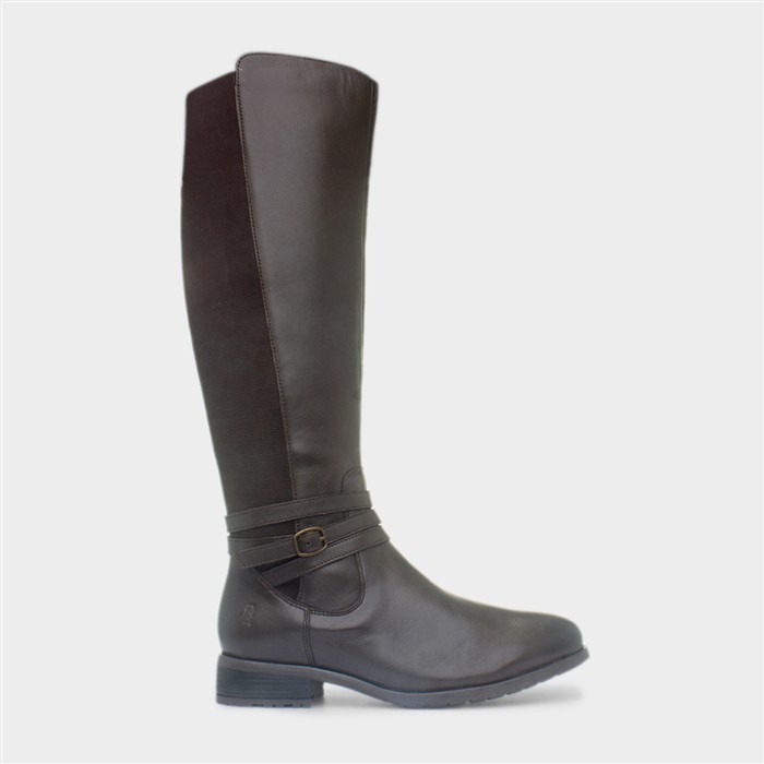 Vanessa Womens Brown Leather Boot