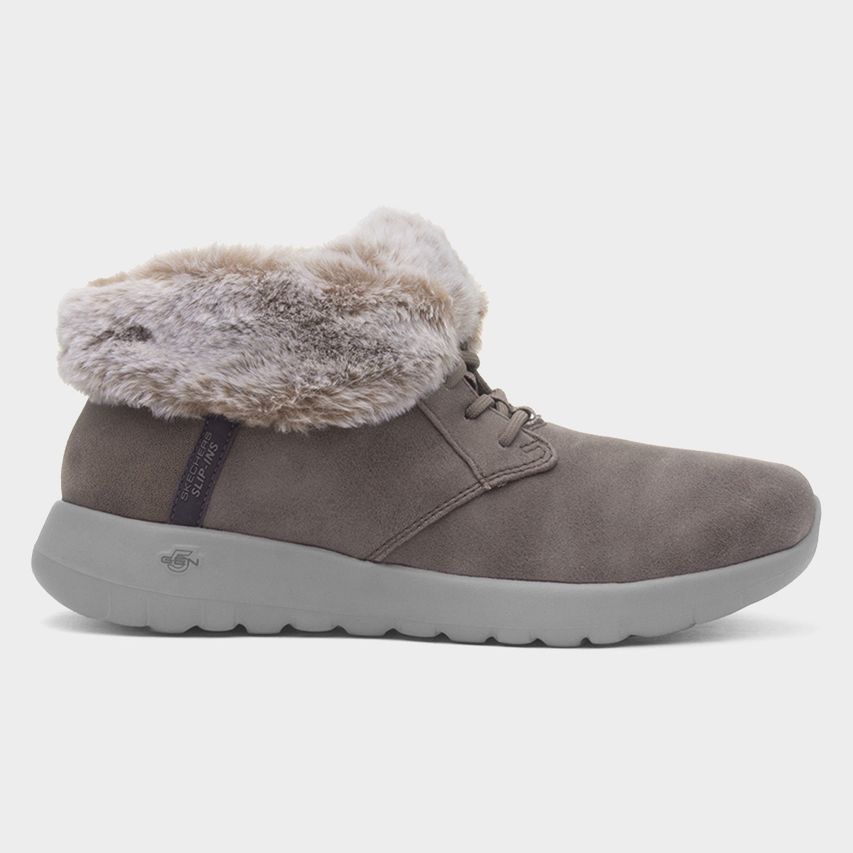 Slip Ins On-The-Go Womens Taupe Boot