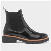 Lunar Peace Womens Black Patent Chelsea Boot (Click For Details)