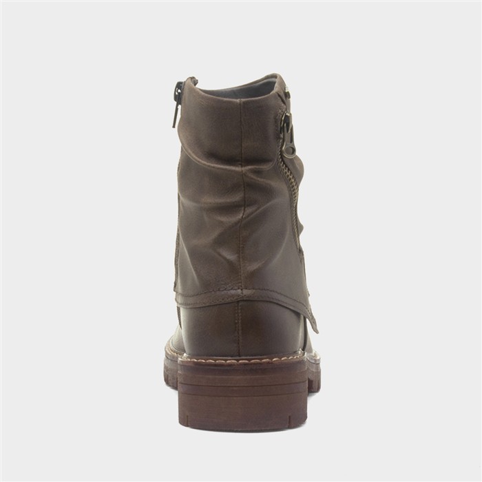 Marnie Womens Brown Waterproof Ankle Boot