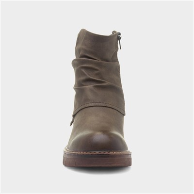 Marnie Womens Brown Waterproof Ankle Boot