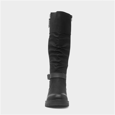 Margo Womens Black Waterproof Calf Boot