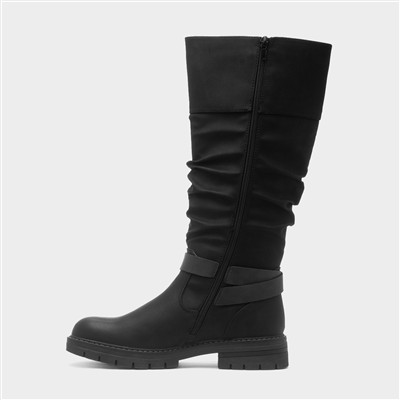 Margo Womens Black Waterproof Calf Boot