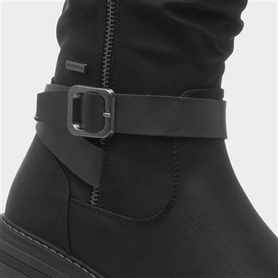 Margo Womens Black Waterproof Calf Boot