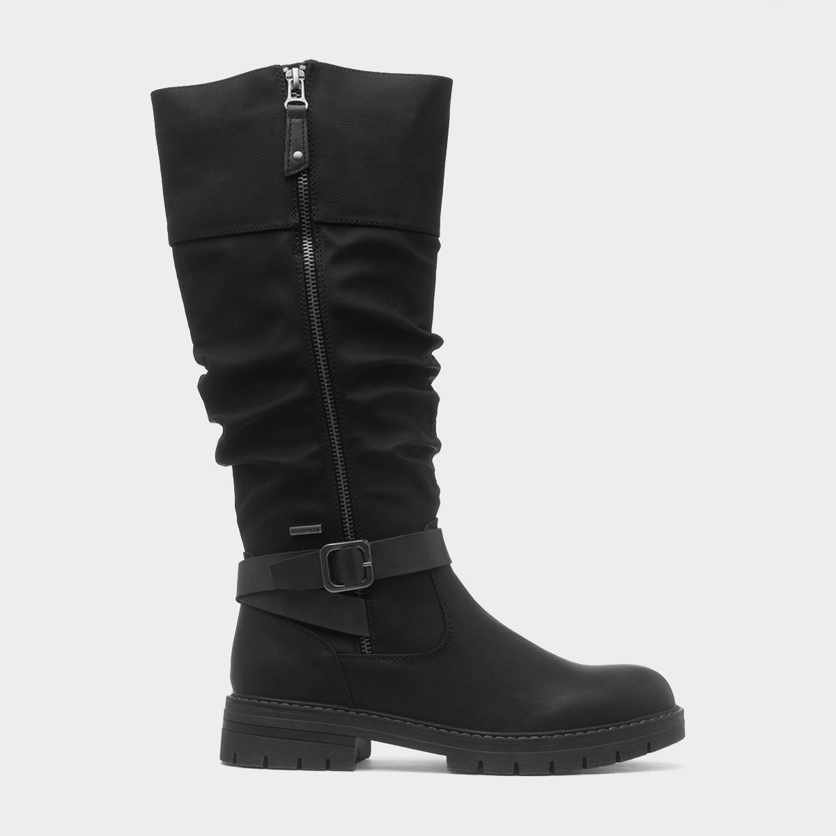 Margo Womens Black Waterproof Calf Boot