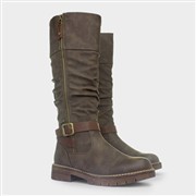 Lunar Margo Womens Brown Waterproof Zip Up Boot (Click For Details)