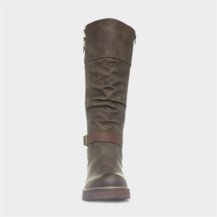 Margo Womens Brown Waterproof Zip Up Boot