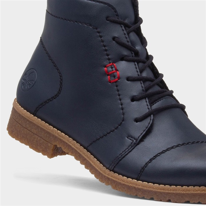 Antistress Womens Navy Ankle Boot