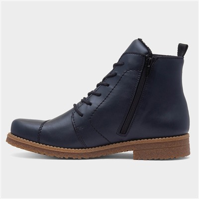 Antistress Womens Navy Ankle Boot