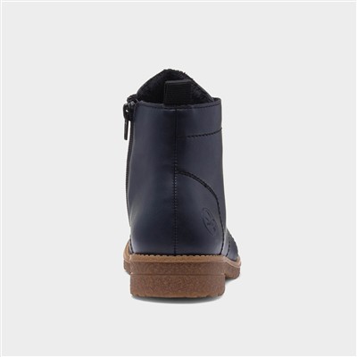 Antistress Womens Navy Ankle Boot
