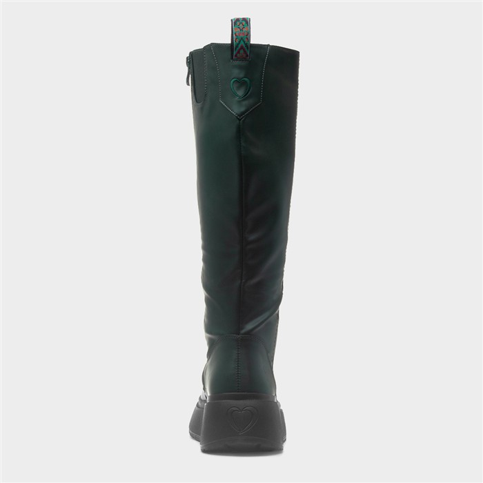 Verity Womens Evergreen Chunky Boot
