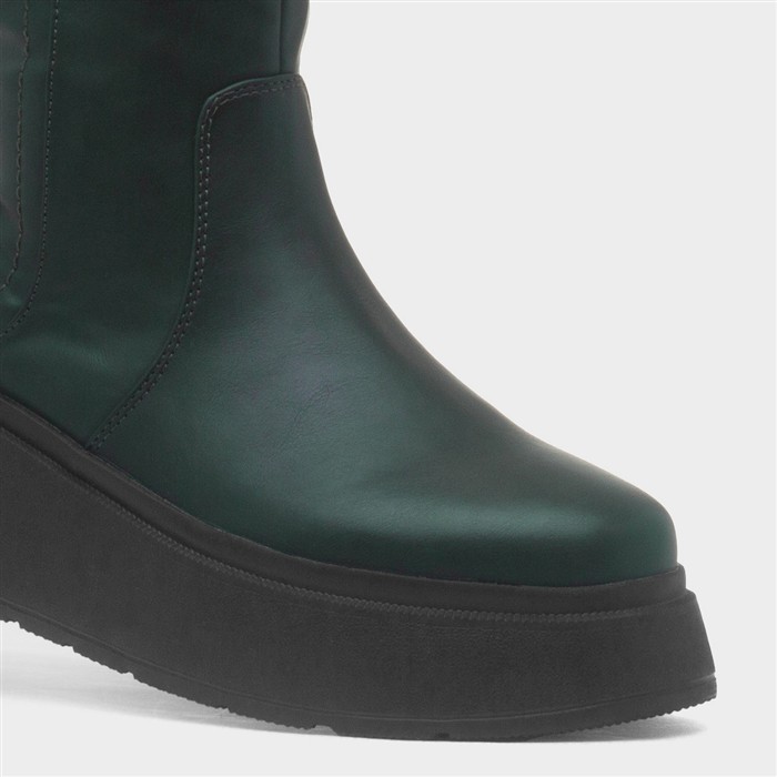 Verity Womens Evergreen Chunky Boot