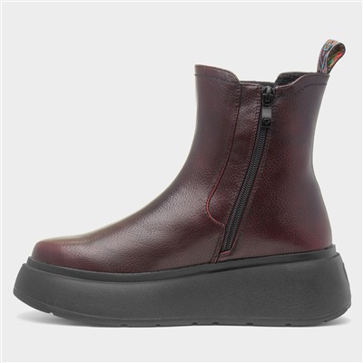 Litesoles Nera Womens Burgundy Boot