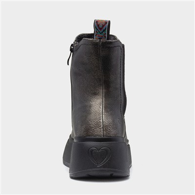 Litesoles Nera Womens Pewter Boot