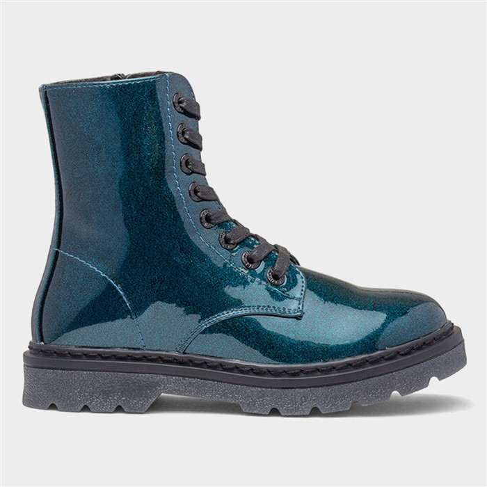 Justina2 Womens Ocean Glitter Boot