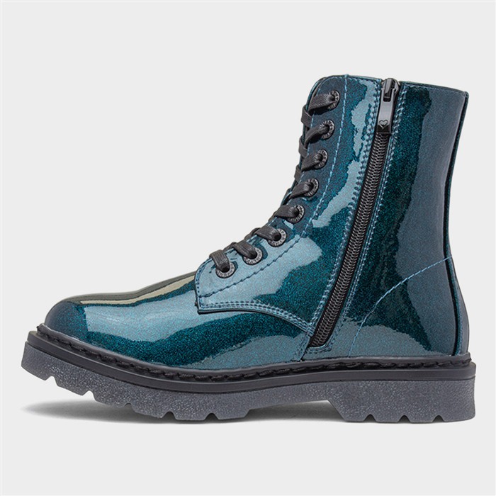 Justina2 Womens Ocean Glitter Boot