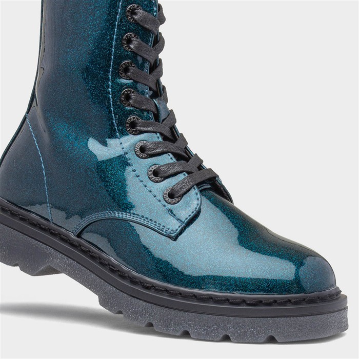 Justina2 Womens Ocean Glitter Boot