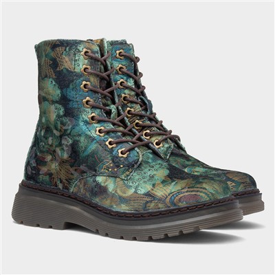 Eva Jungle Womens Green Boot