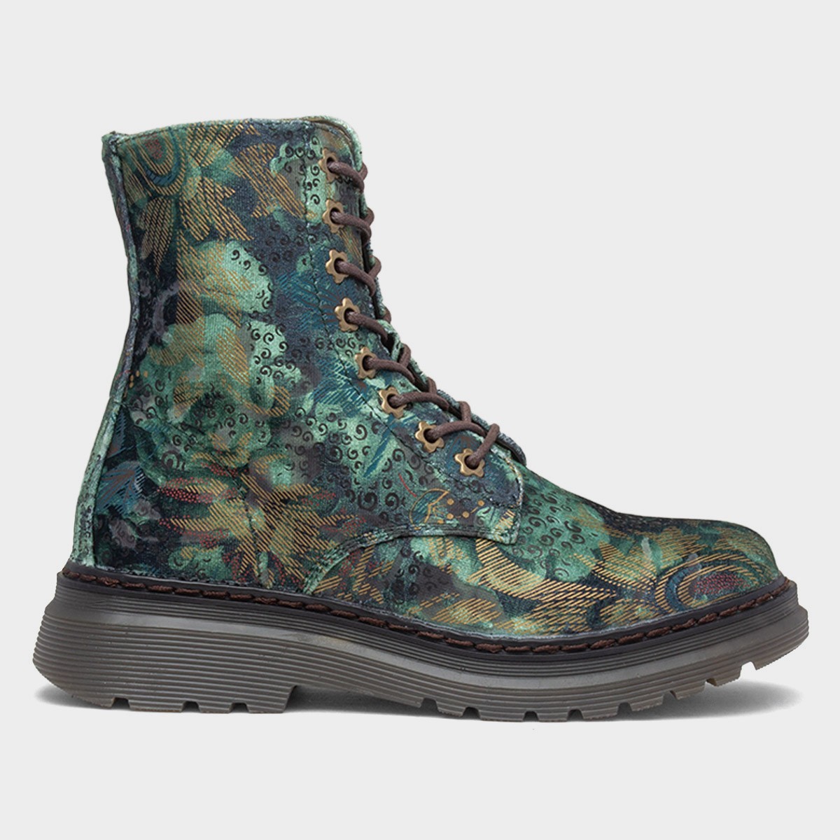 Eva Jungle Womens Green Boot