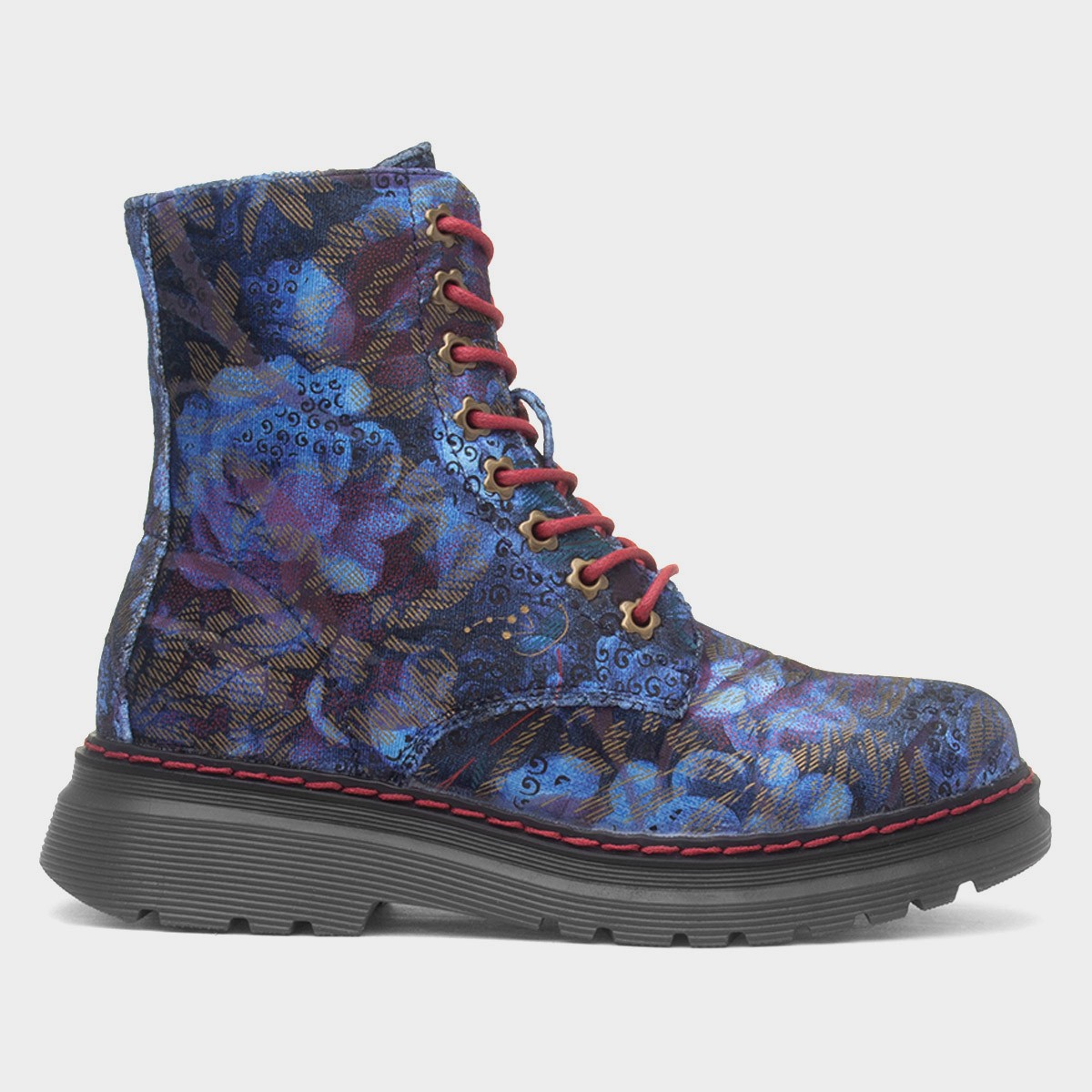 Eva Jungle Womens Blue Boot