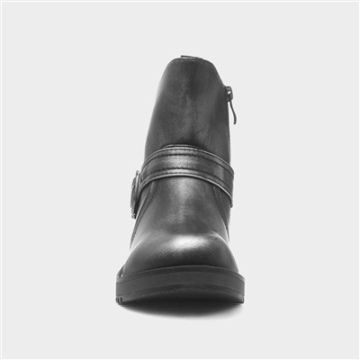 Cherish Womens Pewter Wedge Boot